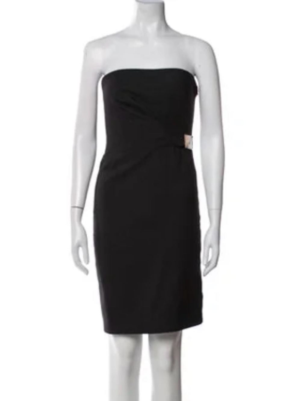 Ralph Lauren Purple Label Black Strapless Pencil Dress